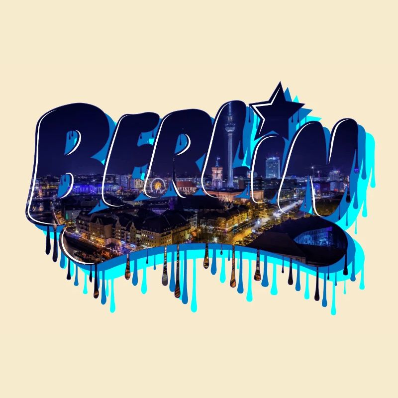 Berlin Graffiti Schriftzug