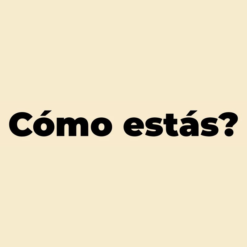 como estas