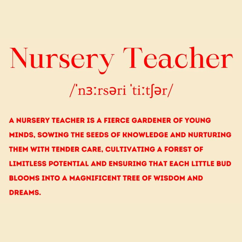 Kindergarten teacher Educator Definition