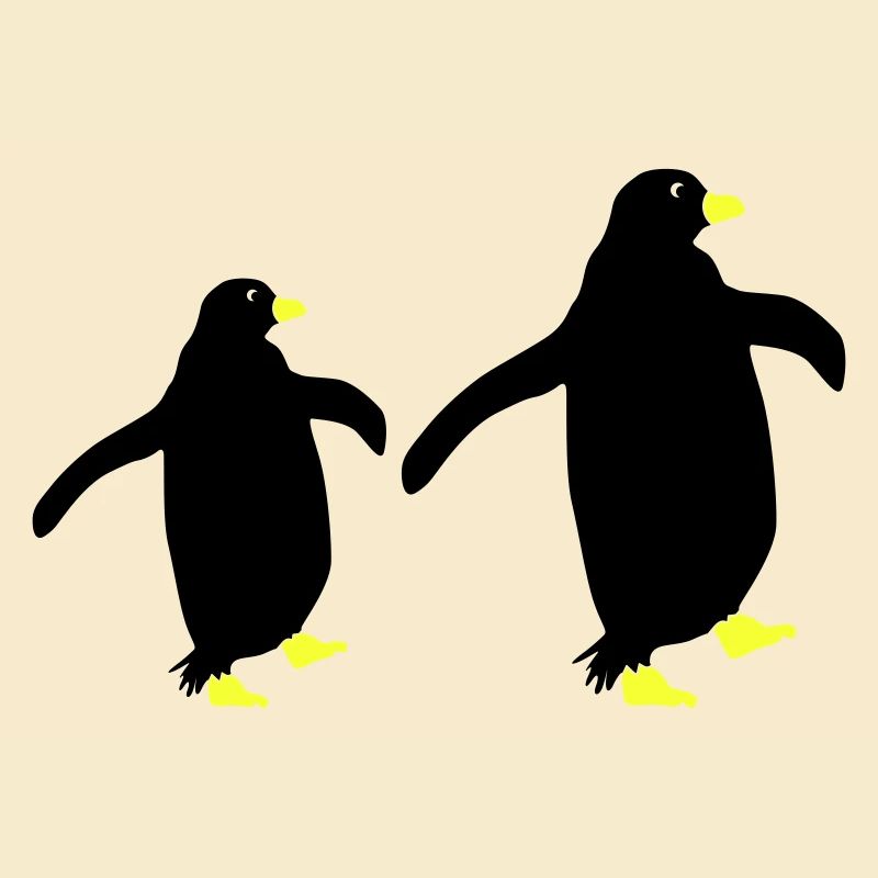 pinguin silhouette 2