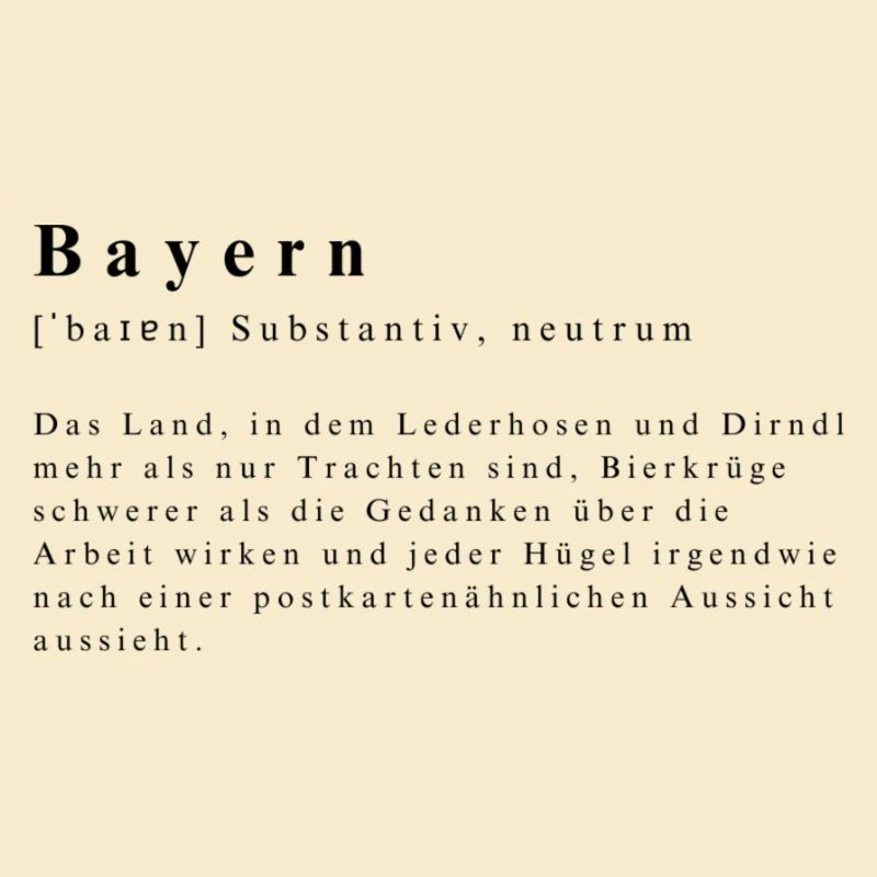 Bavière Définition