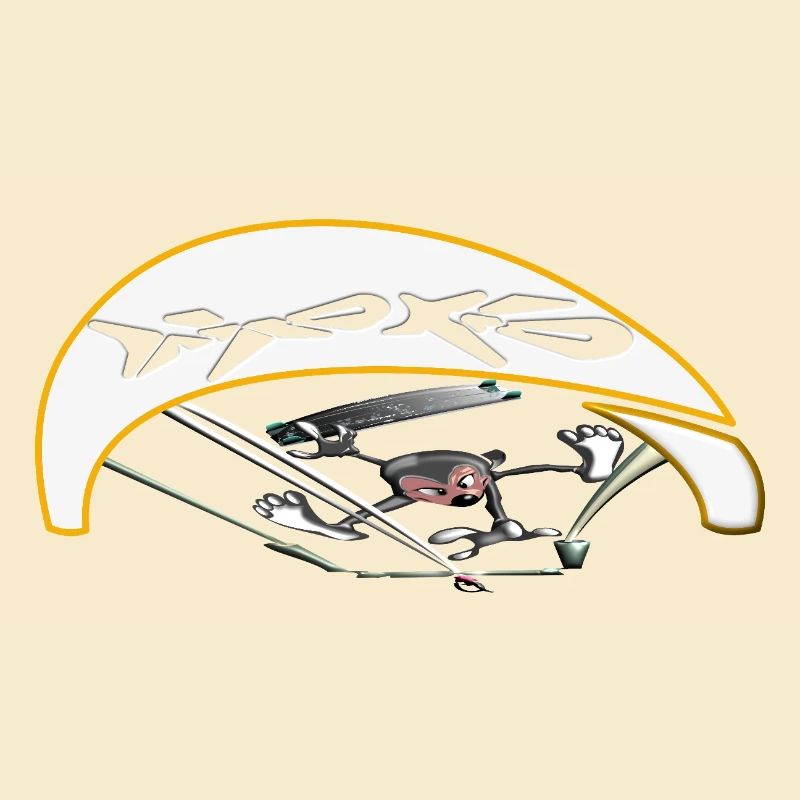 Active kiter with dynamic trajectory