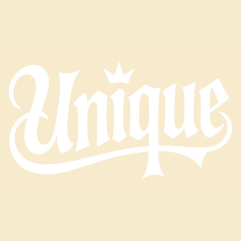 Unique Einzigartig Unikat Selbstwert Einzig Artig