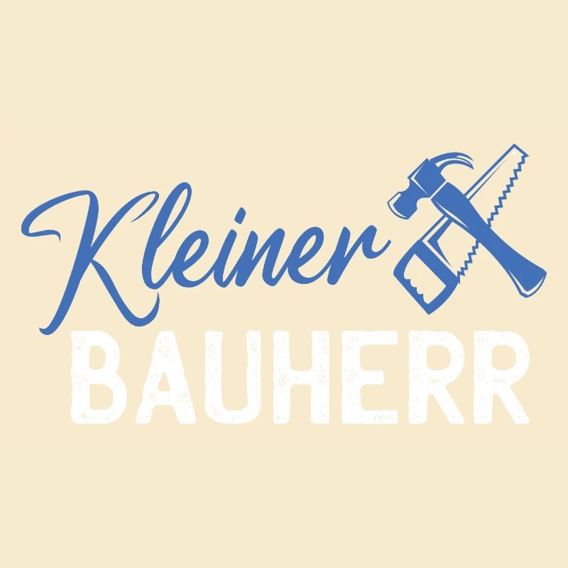 Small builder logo with hammer and saw