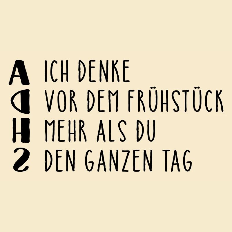 Provokanter ADHS Spruch