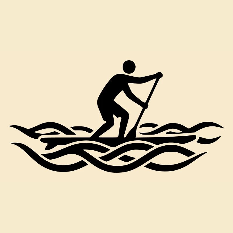 SUP Board Stand Up Paddling Wave Surfing