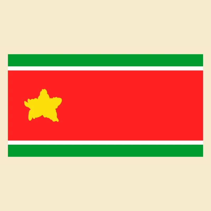 Drapeau de la Guadeloupe dans une étoile déchirée
