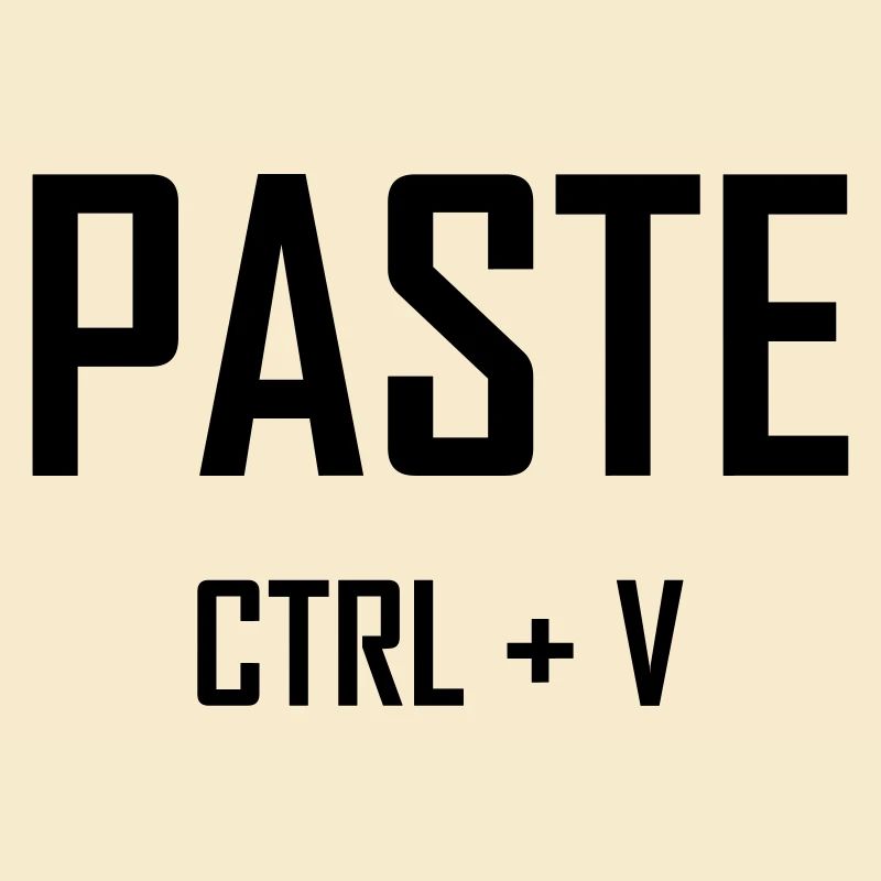 Paste Ctrl V - Vater Sohn Shirt