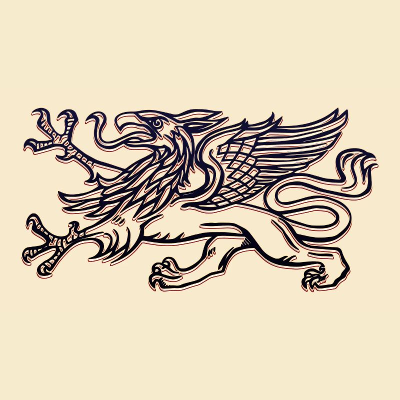 Le griffon de Rostock en 3D