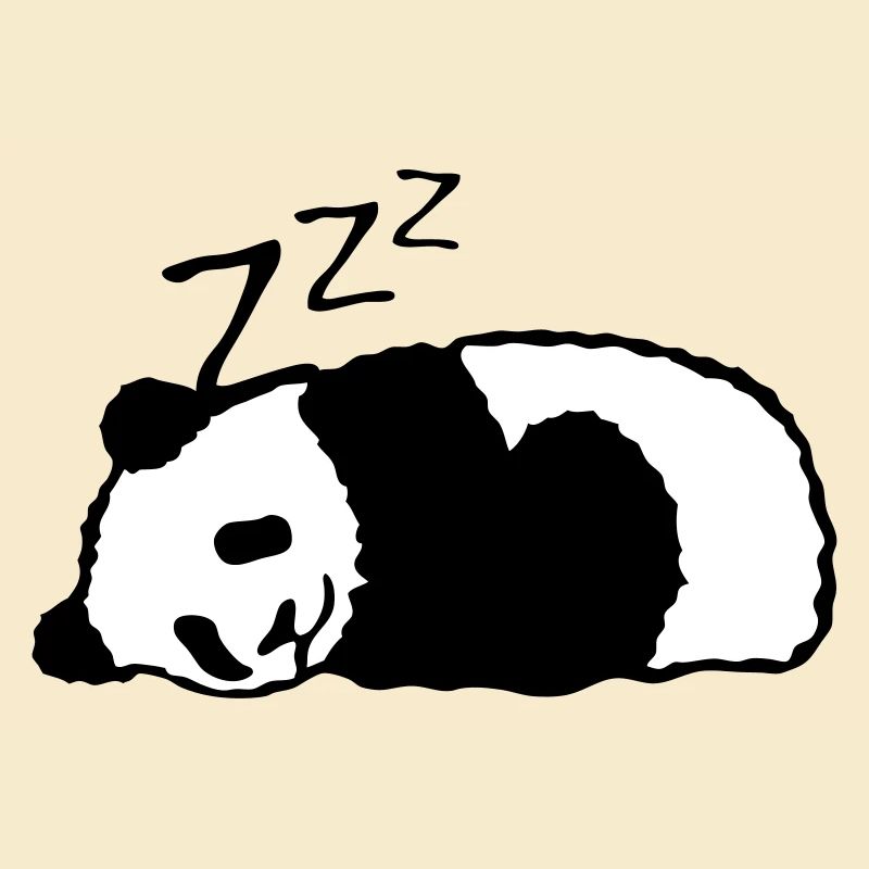 panda sleeps nap sleeping