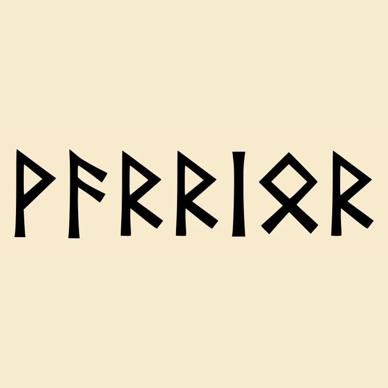 Guerrier - en script runique