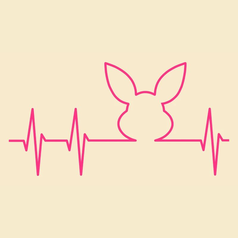 ECG and rabbit head