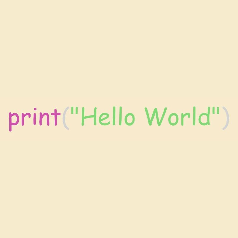 Hello World Programmierung Python C ++ C #