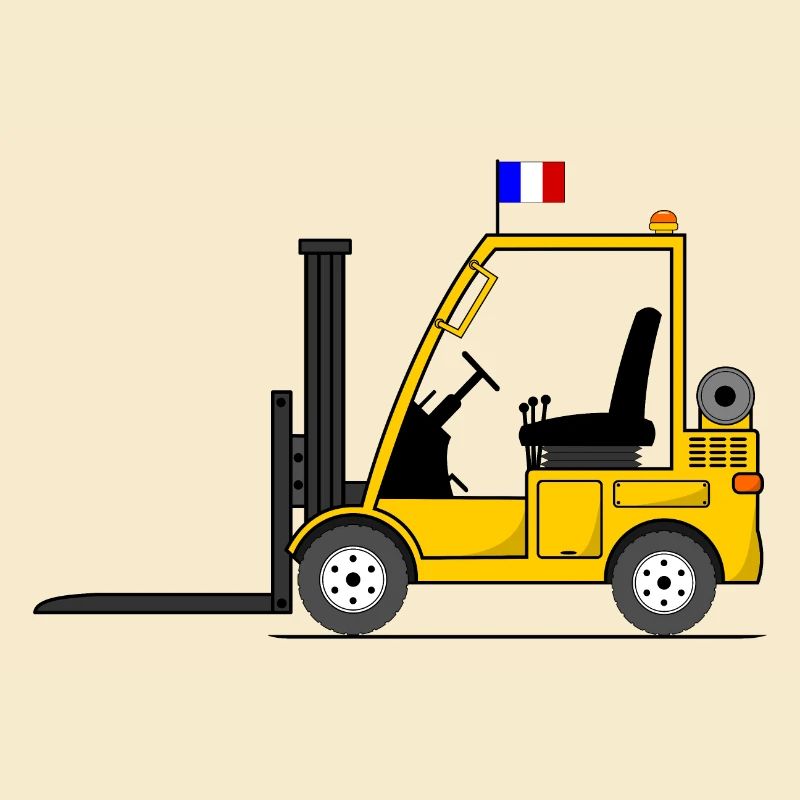 Stapler Frankreich Flagge