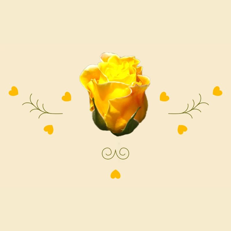 Rose Jaune Rose