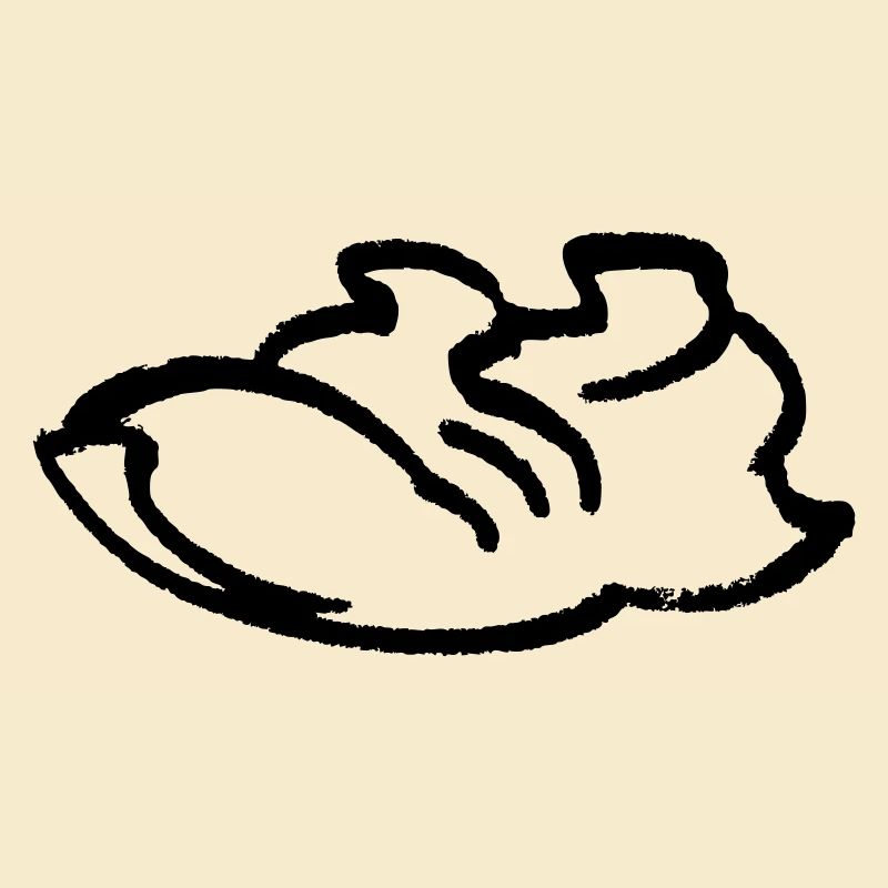 Contour de la chaussure de course