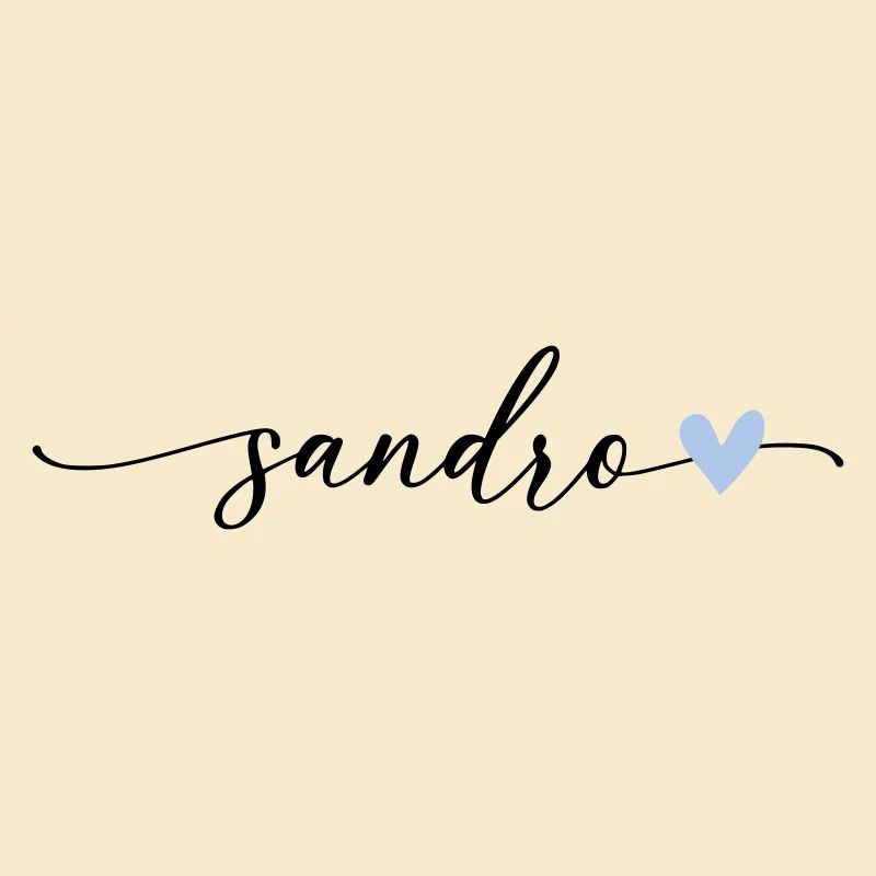 Sandro Name Kalligrafie Schrift