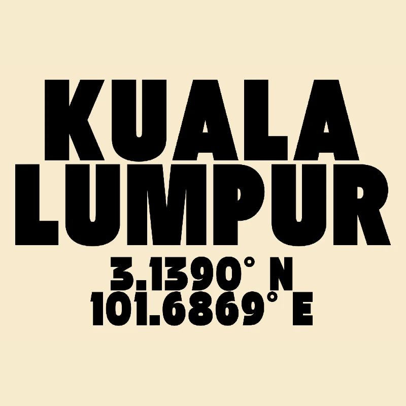 Kuala Lumpur - Design with coordinates