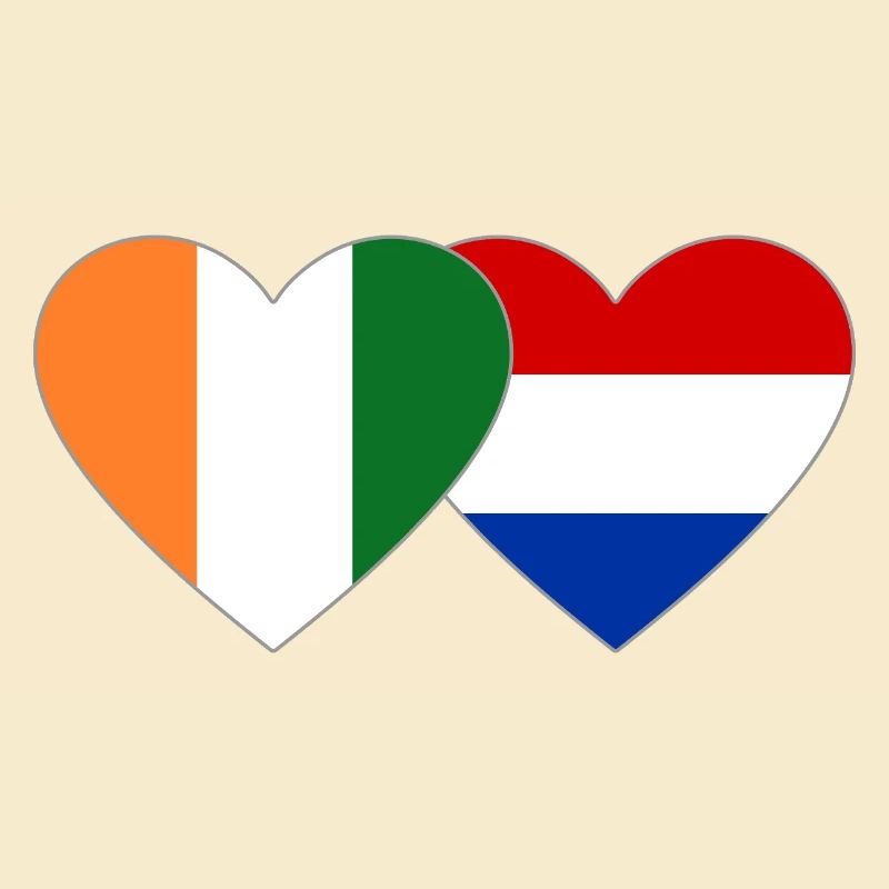 Drapeau de la Côte d’Ivoire des Pays-Bas