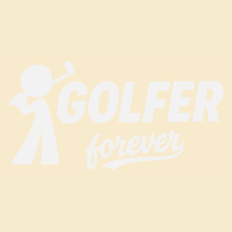 Golf, Golfer Forever Silhouette