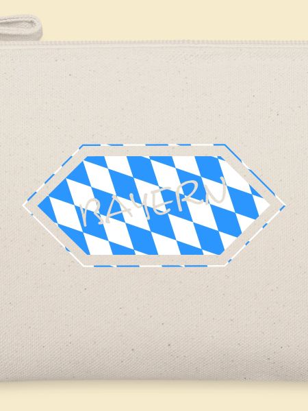 Bayern Blauweiß Karo Muster