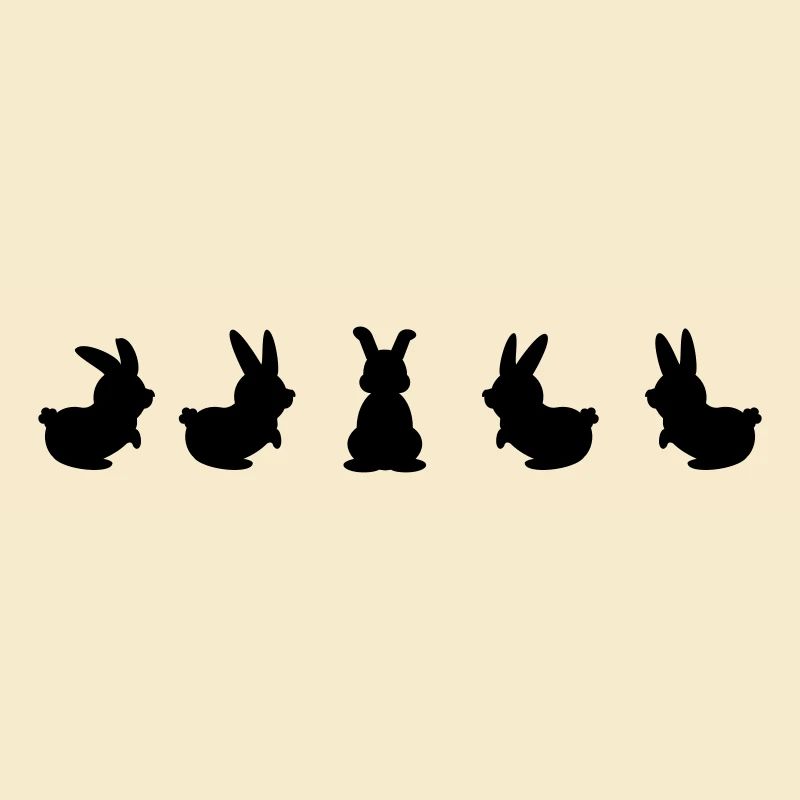 five bunnies (1c)