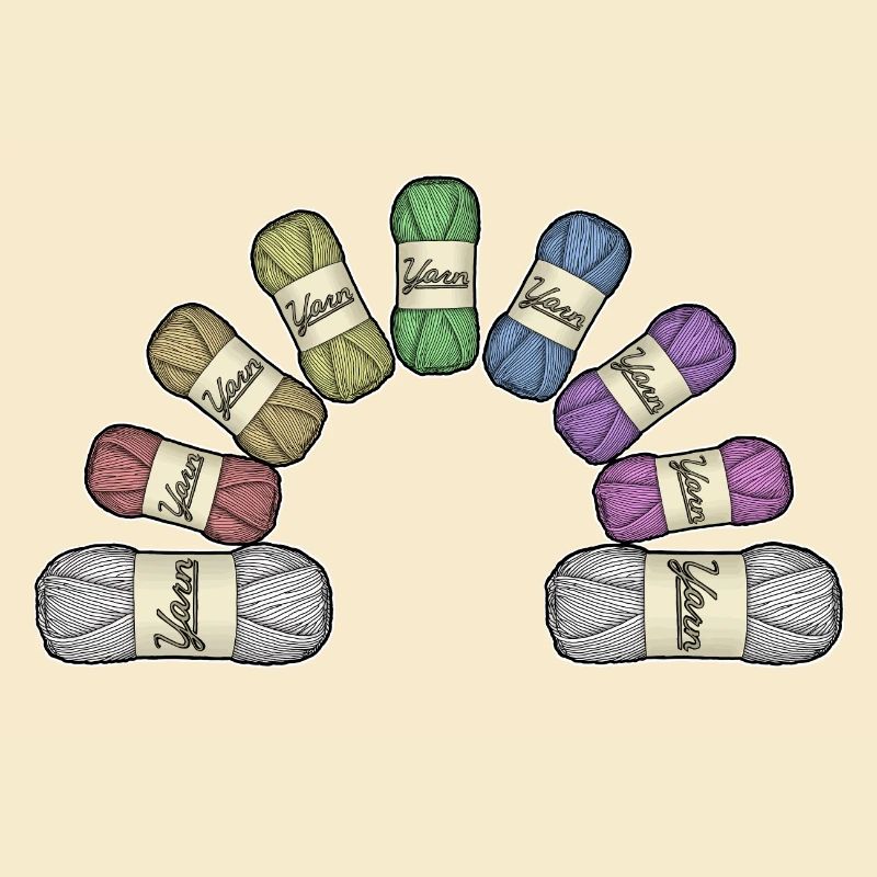 Regenbogen oder Garn