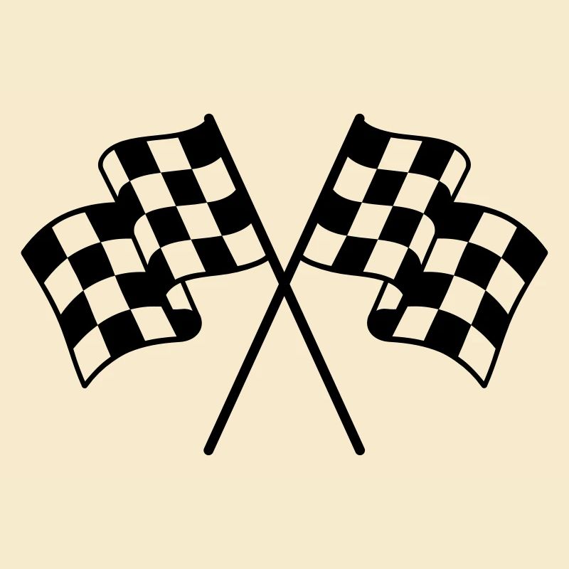 Drapeaux à Damier 1 couleur
