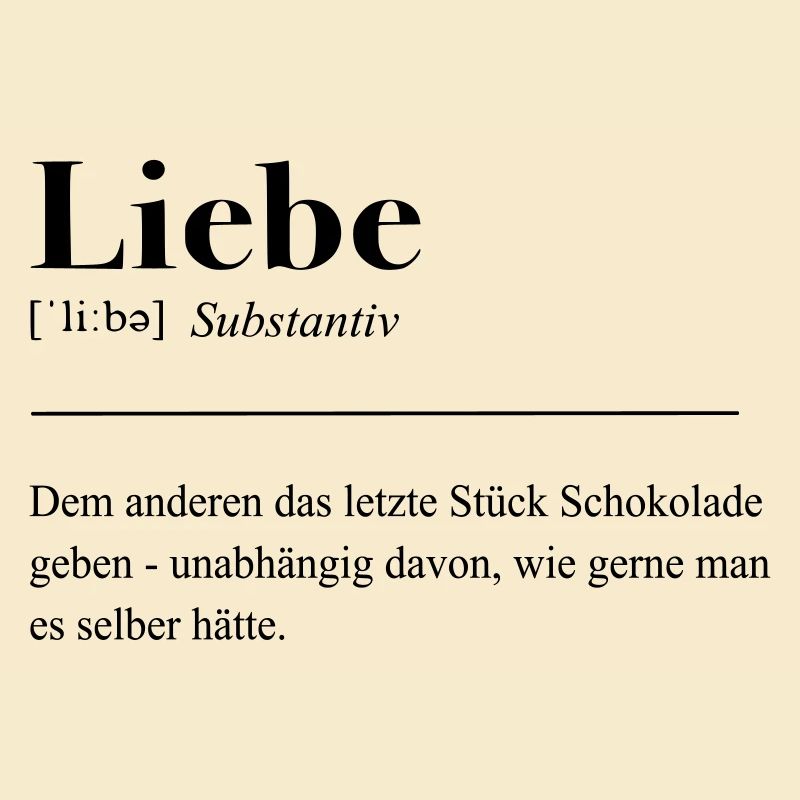 Liebe - lustig Dudeneintrag