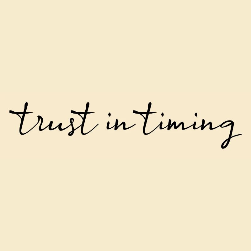 Trust in timing
