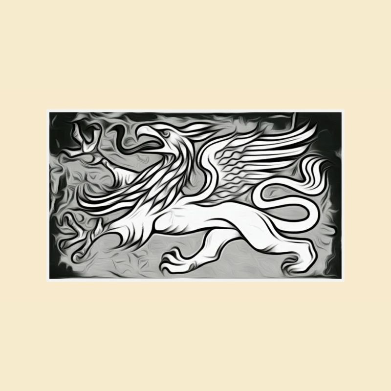 A griffin in grey