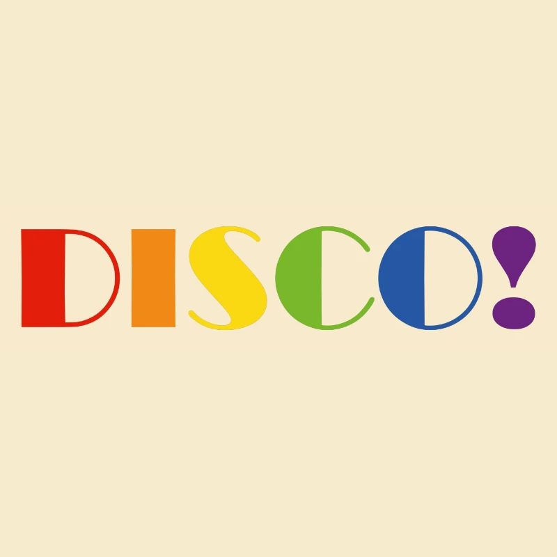 DISCO Regenbogen Text
