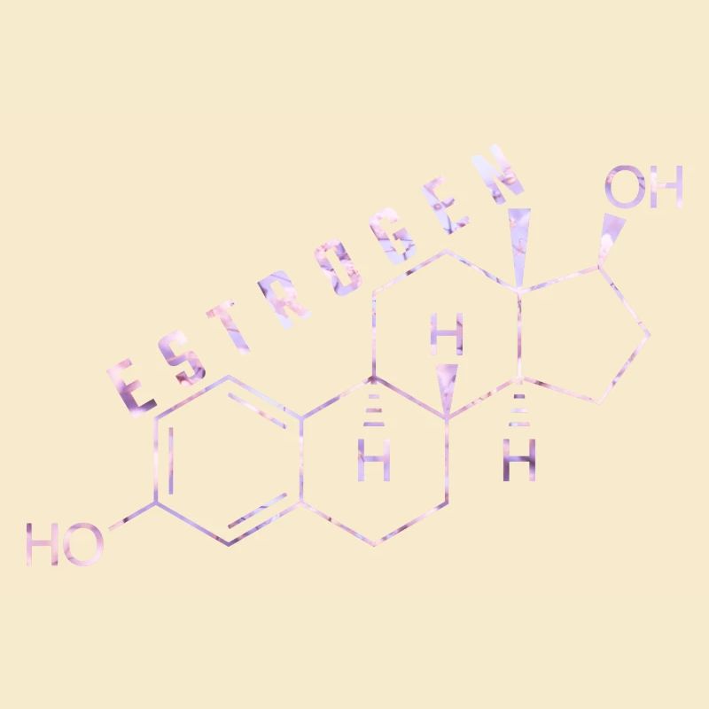 Östrogen-Molekül
