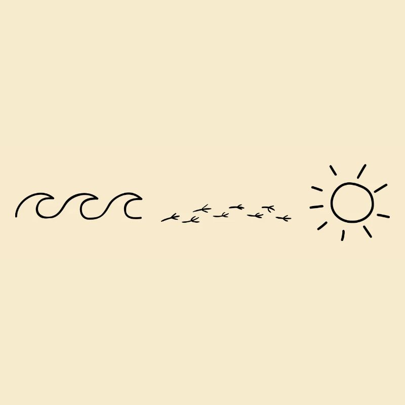 Soleil, eau, oiseaux