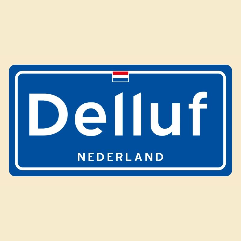 Ortsschild Delluf (Delft)
