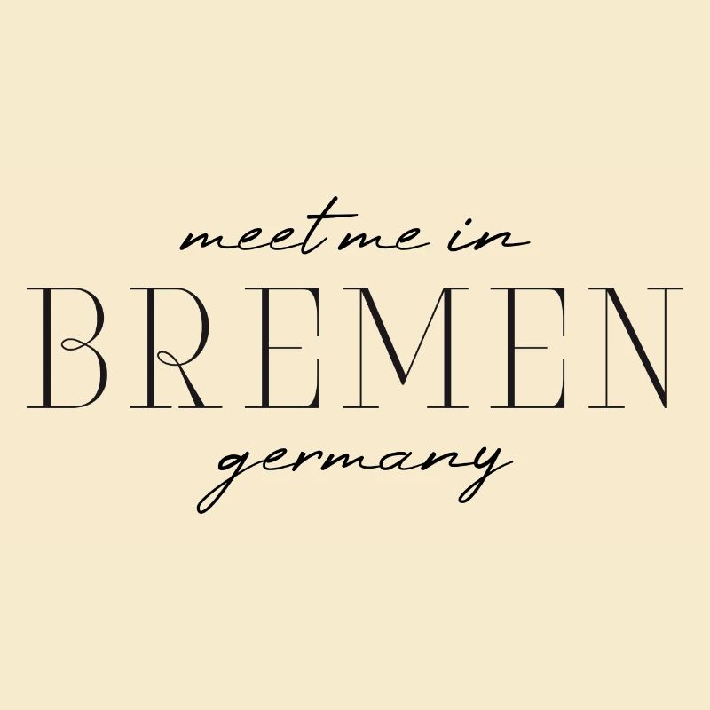 Bremen, Germany Elegance Style Design T-Shirt