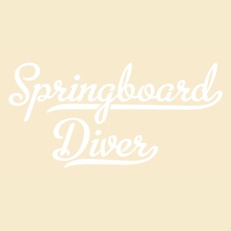 Springboard Diver Wasserspringer Turmspringer