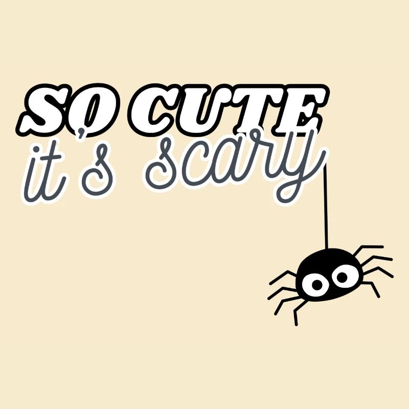 Tellement mignon que c’est effrayant Bébé Halloween Dicton