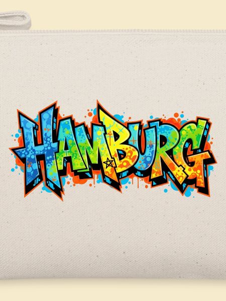 Graffiti-Stil Hamburg Stadtmotiv