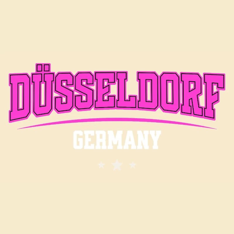Düsseldorf Germany Typografie Pink