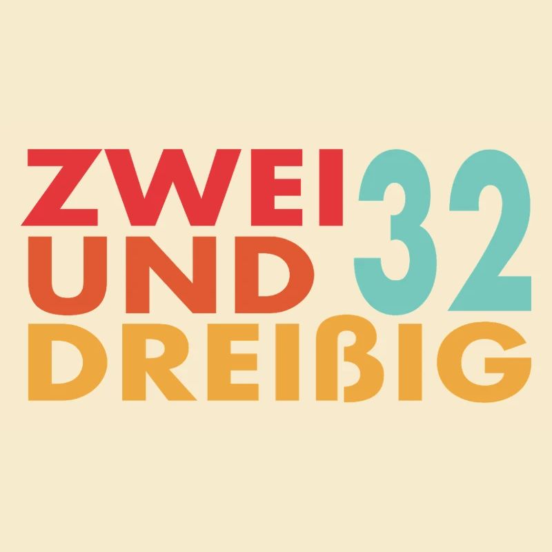 32. Geburtstag Geschenkidee
