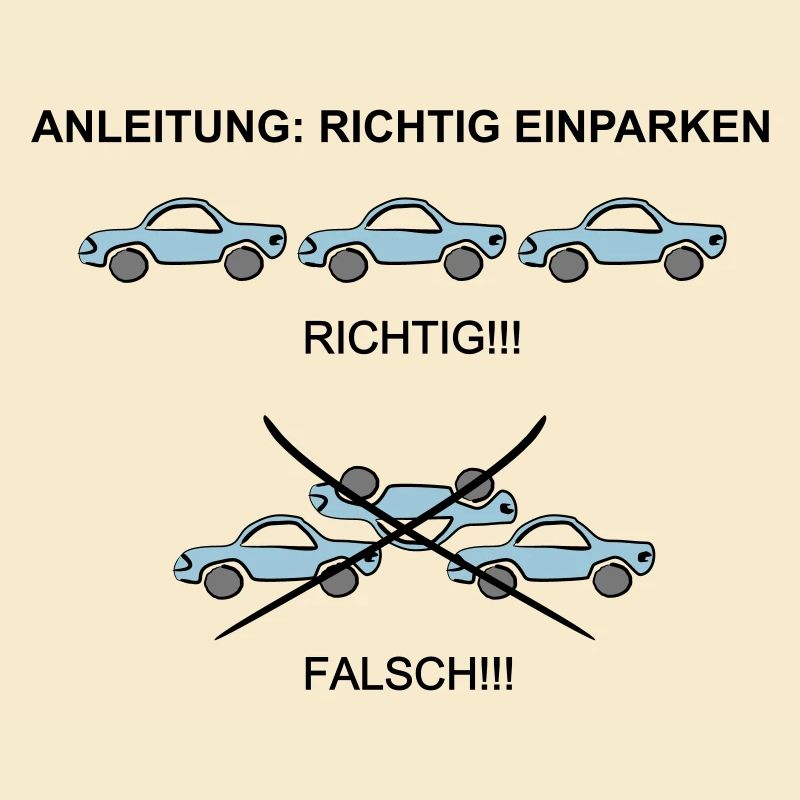 Anleitung richtig einparken