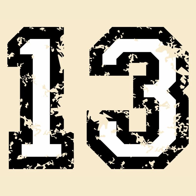 Le numéro treize - No. 13 (deux couleurs) blanc