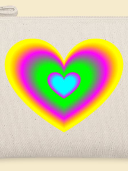 Herz bunt neon