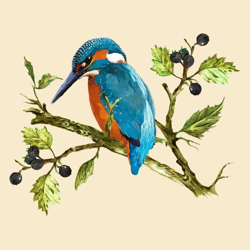Bunter Vogel