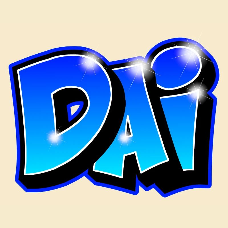 Graffiti "DAI" printable on any medium