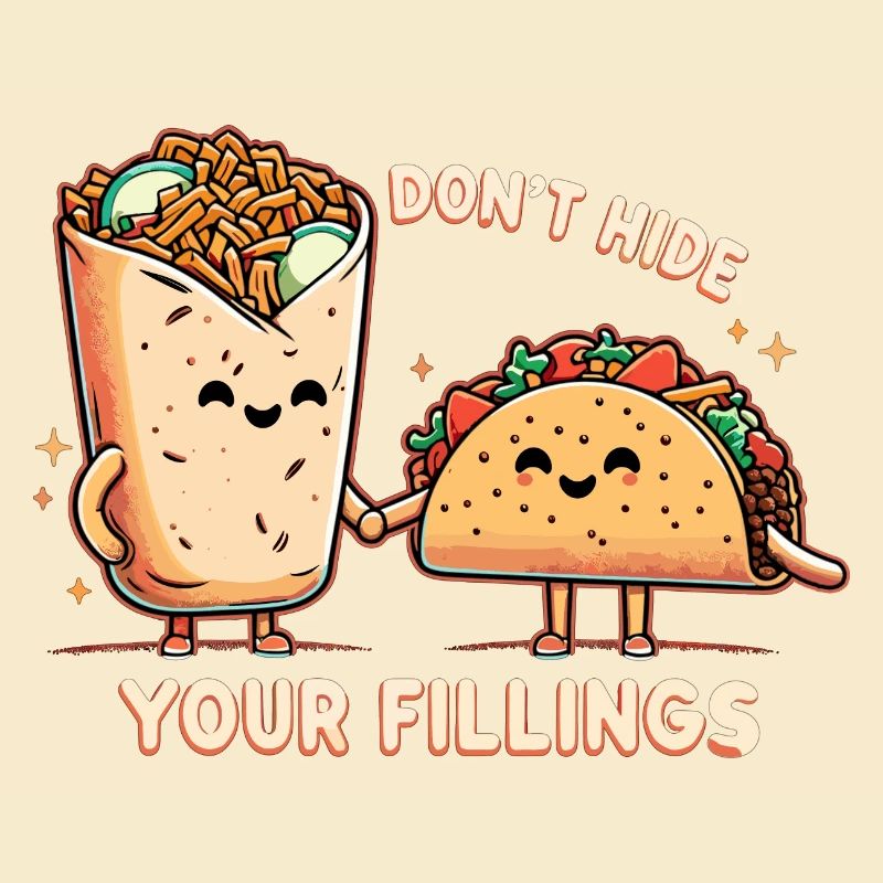Ne cachez pas vos sentiments Taco Burrito Gift
