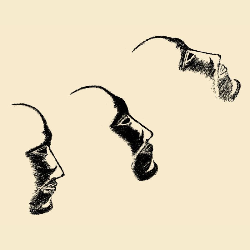 Köpfe - gezeichnet