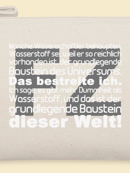 Universums Baustein Zitat Typo