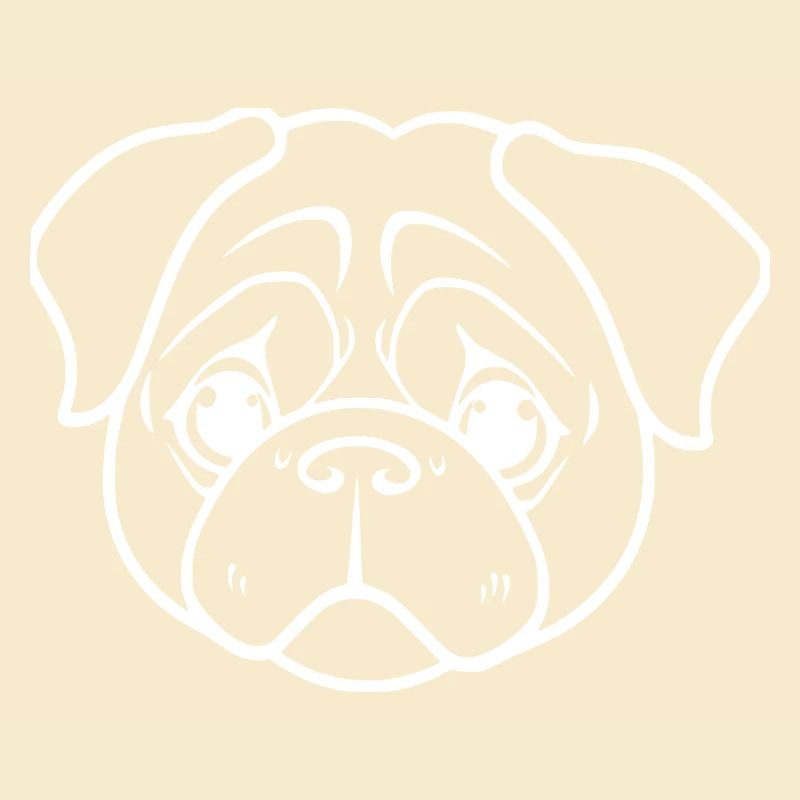 Mops Hunde T-shirt Geschenkidee